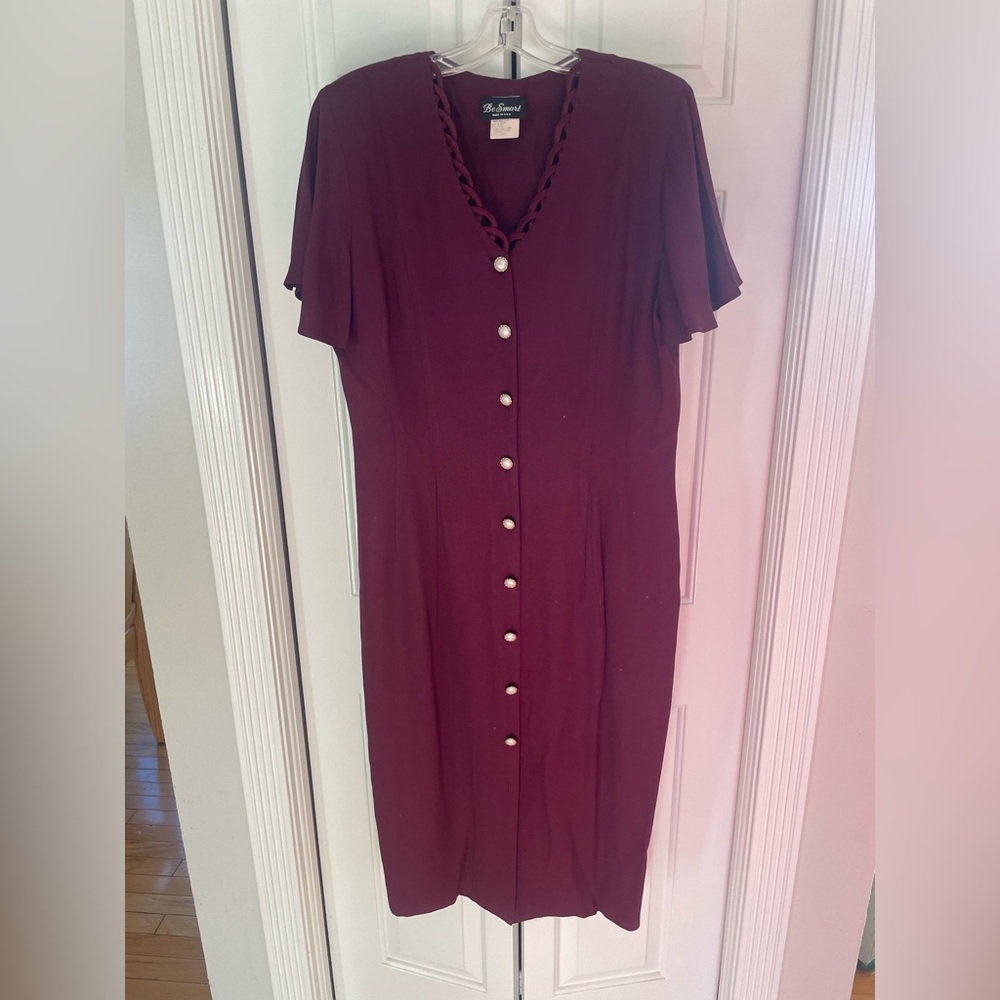 Vintage 90s goth holiday dress